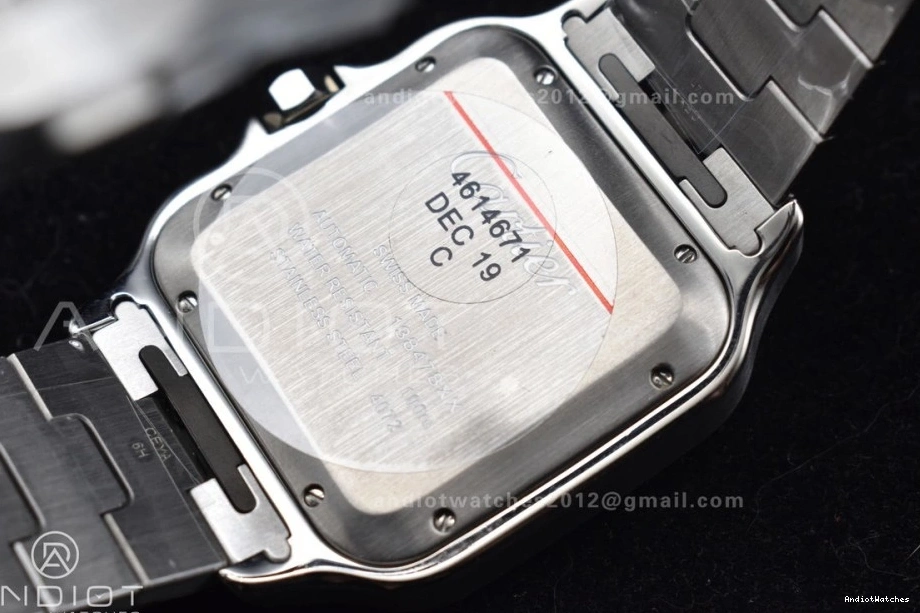 Dial 1:1 Youthful Edition Cartier 1057 de Bracelet BVF Green SmartLinks on 40mm MIYOTA SS Best Santos 1215